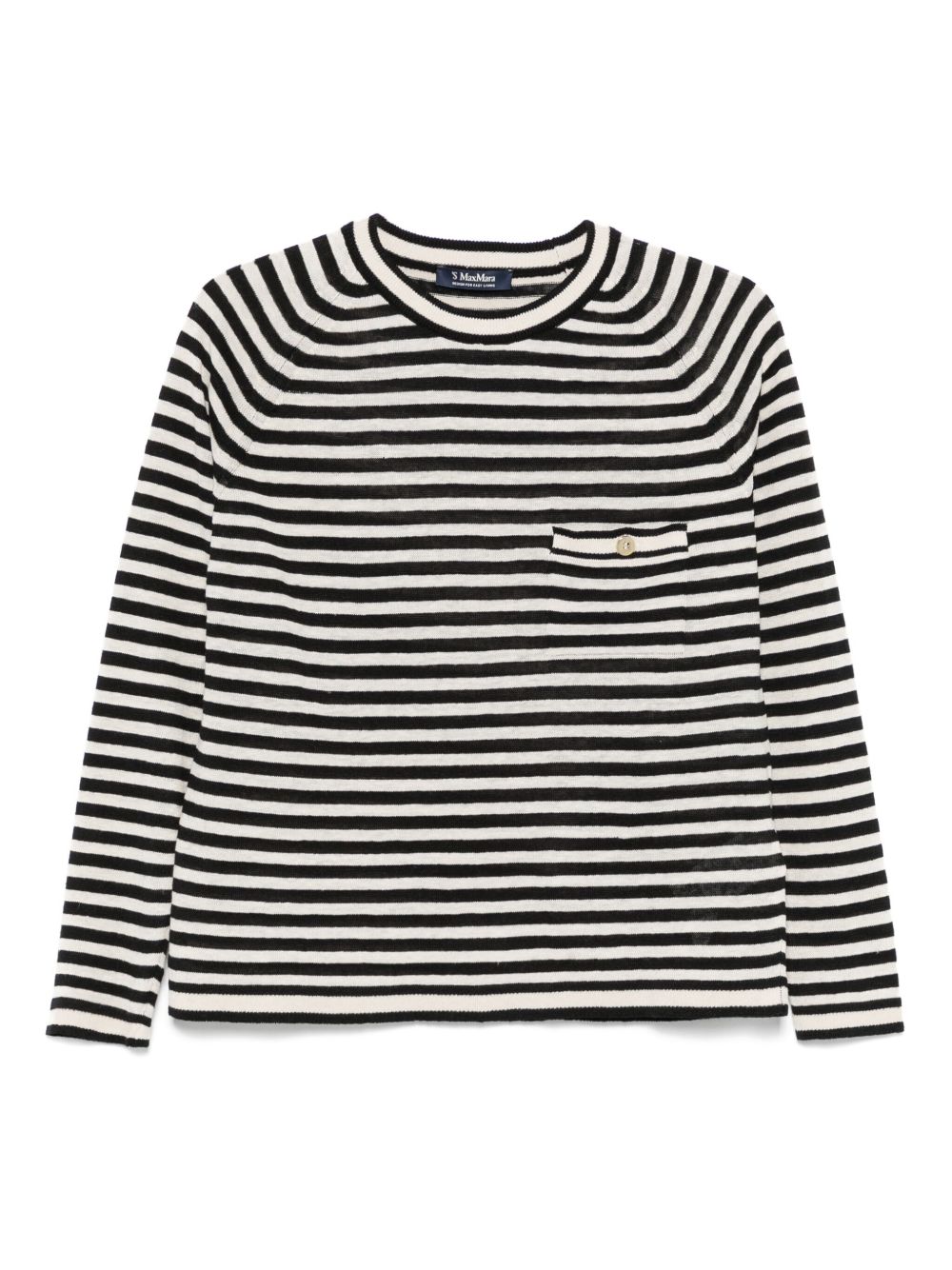 S MAX MARA
스트라이프 린넨 yarn 스웨터